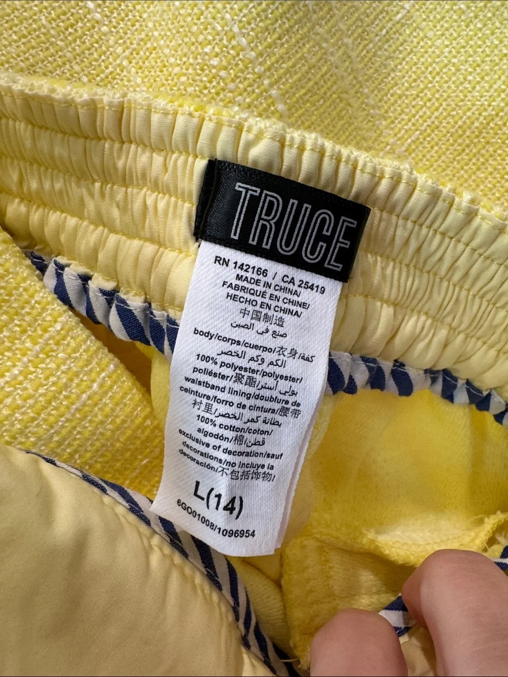 TRUCE soft yellow